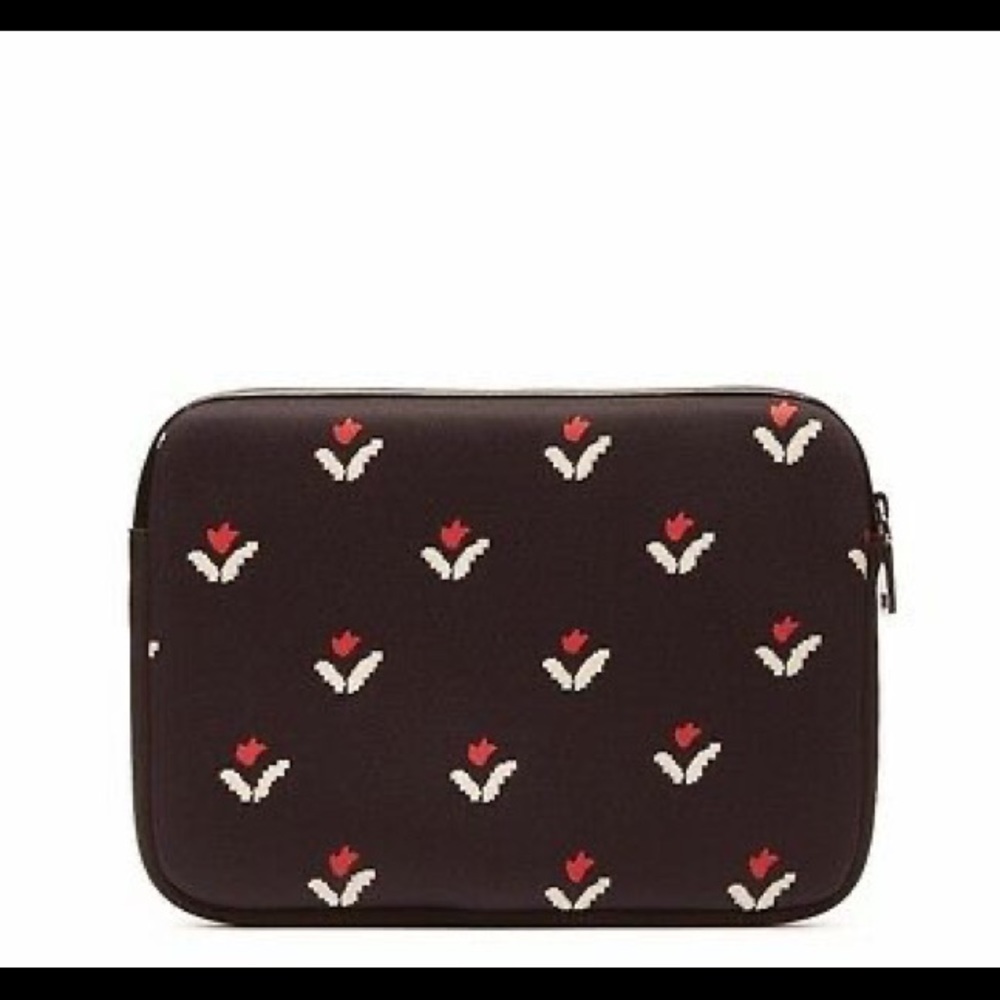 NWT marc jacobs neoprene tulip print computer case